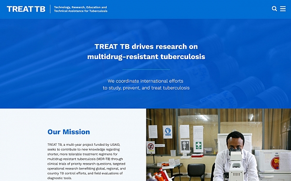 Click to find out more about the TREAT TB website